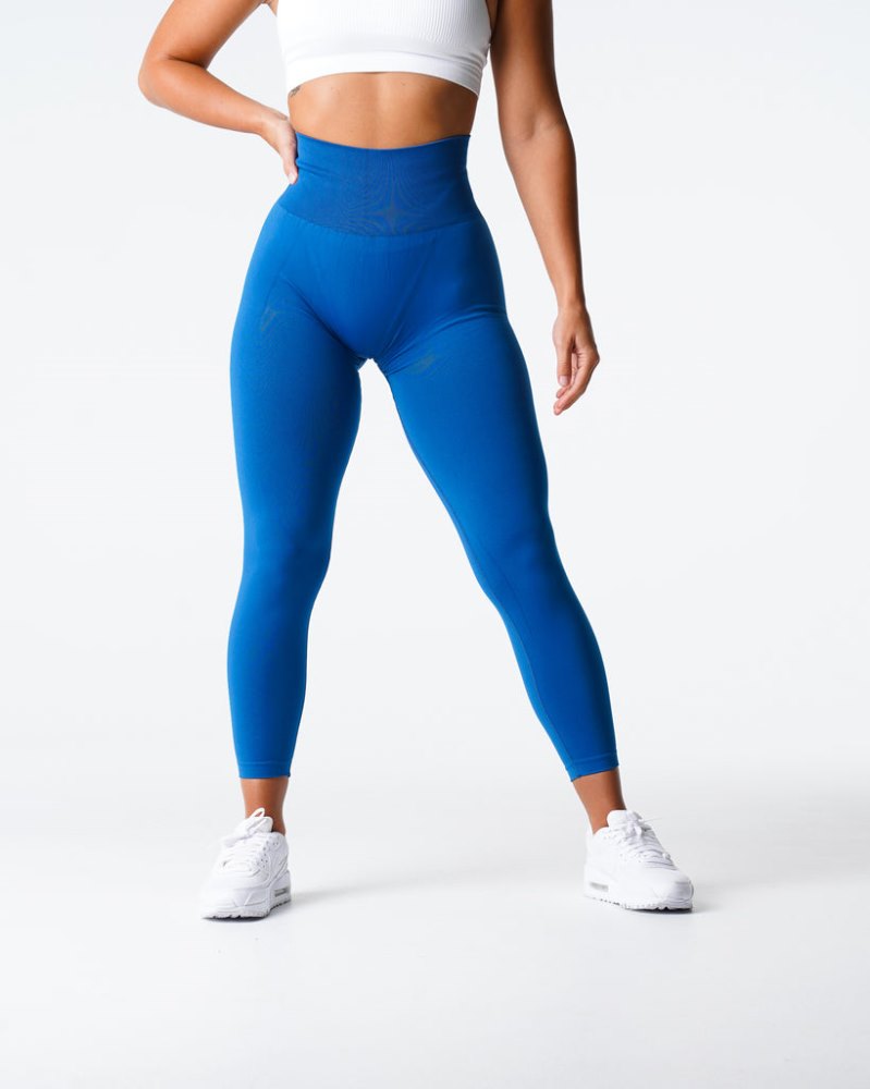 Leggins Nvgtn Solid Seamless Leggings Mujer Azules Argentina | 1436-JYG