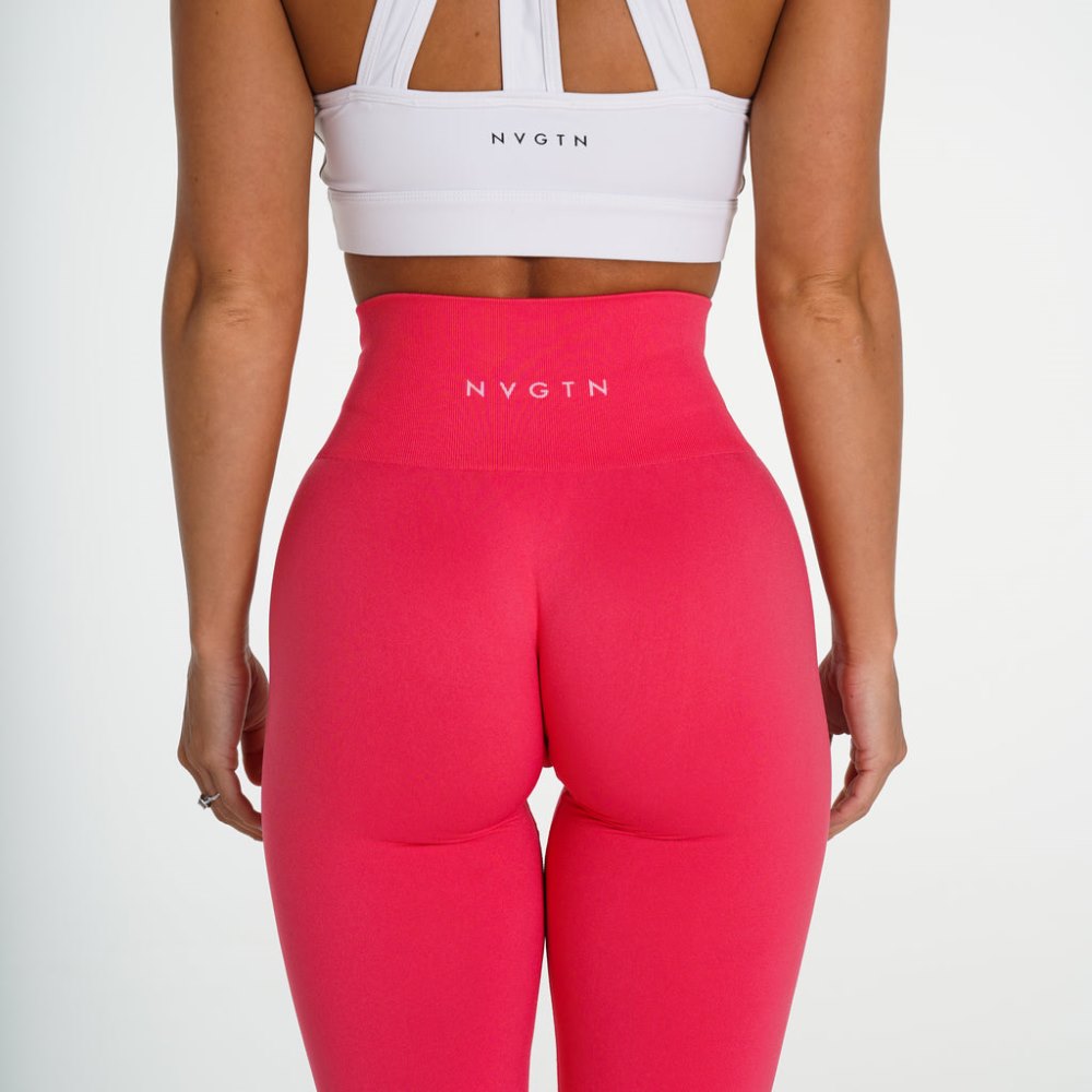 Leggins Nvgtn Solid Seamless Leggings Mujer Rosas Argentina | 1554-S03