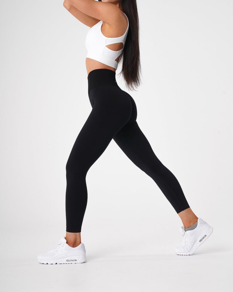 Leggins Nvgtn Solid Seamless Leggings Mujer Negras Argentina | 1761-WBR