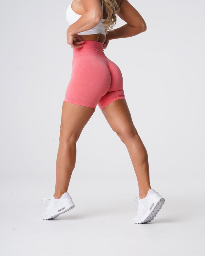 Pantalones Cortos Nvgtn Pro Seamless Shorts Mujer Coral Argentina | 1044-FJP