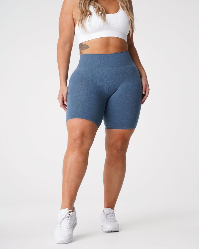 Pantalones Cortos Nvgtn Pro Seamless Shorts Mujer Azules Argentina | 1121-OOX