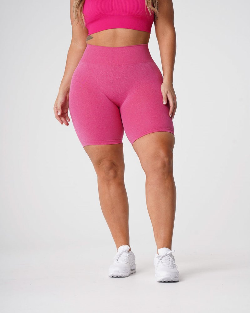 Pantalones Cortos Nvgtn Pro Seamless Shorts Mujer Fucsia Argentina | 1537-NWO