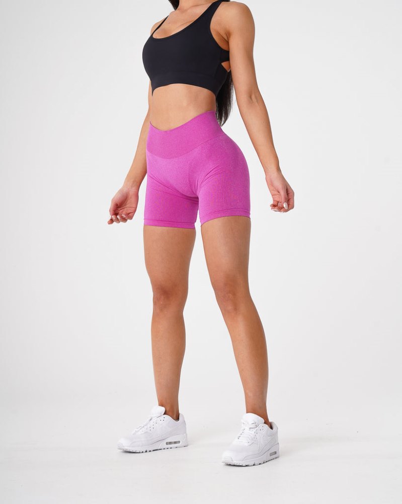 Pantalones Cortos Nvgtn Pro Seamless Shorts Mujer Rosas Argentina | 1580-VJK