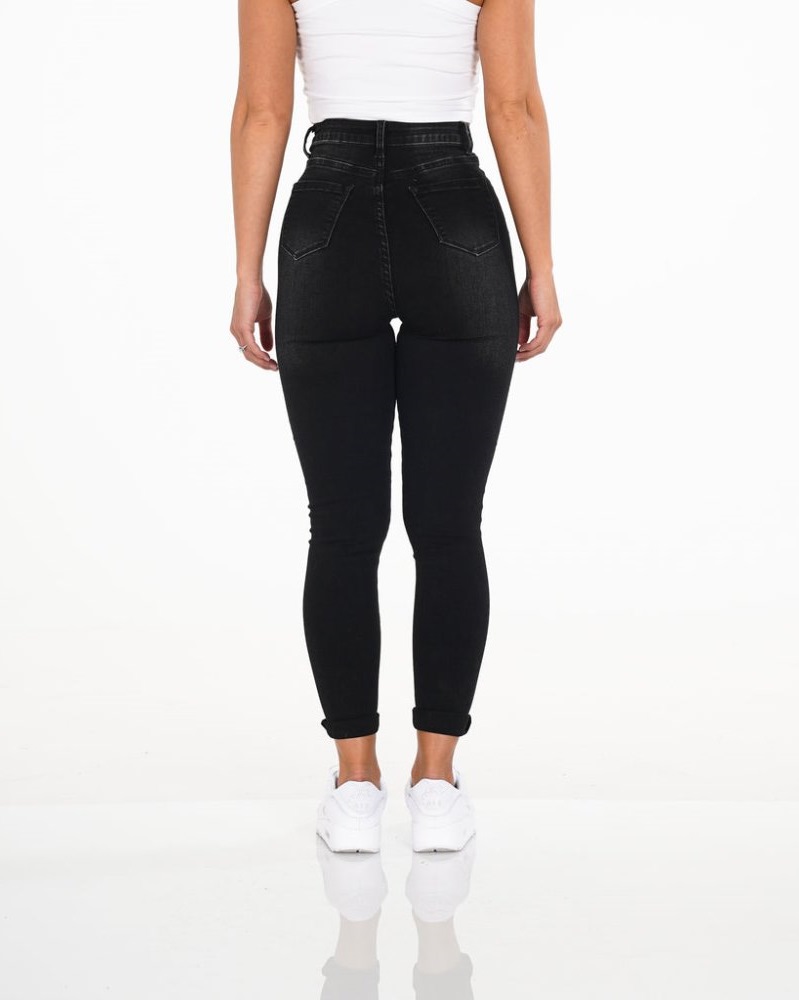 Pantalones Nvgtn Navishape Jeans Mujer Negras Argentina | 1190-5XD