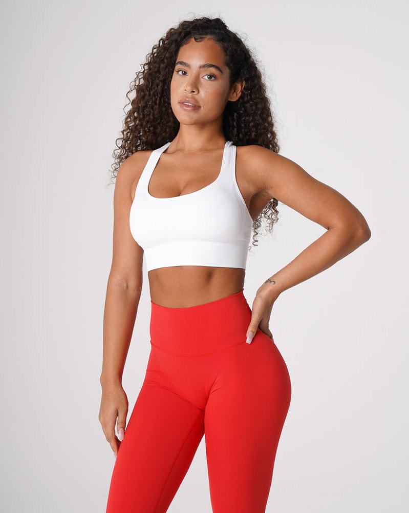 Sujetador Deportivo Nvgtn Ignite Seamless Bra Mujer Blancas Argentina | 1530-EYN