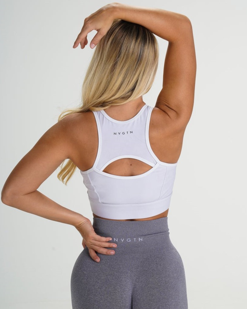 Sujetador Deportivo Nvgtn Performance Bra Mujer Blancas Argentina | 1574-95N