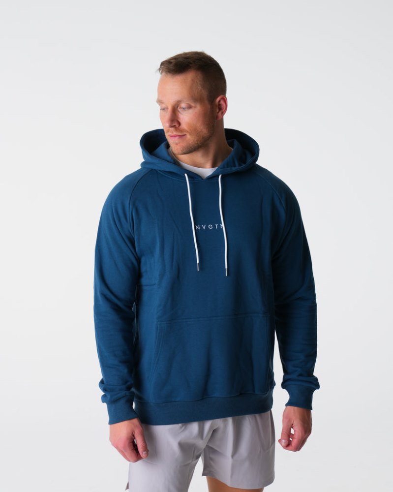 Sudadera Con Capucha Nvgtn Lounge Hoodie Hombre Azul Marino Argentina | 1455-1LU