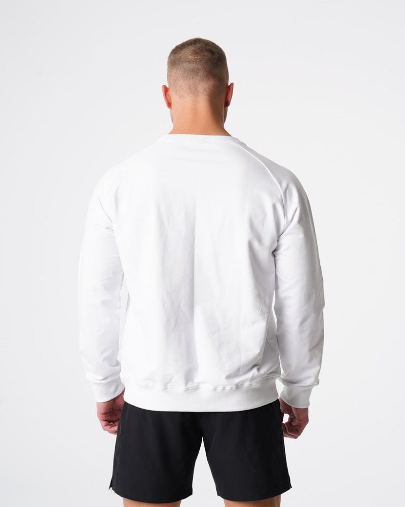 Tops Nvgtn Crew Neck Sweatshirt Hombre Blancas Argentina | 1083-D02