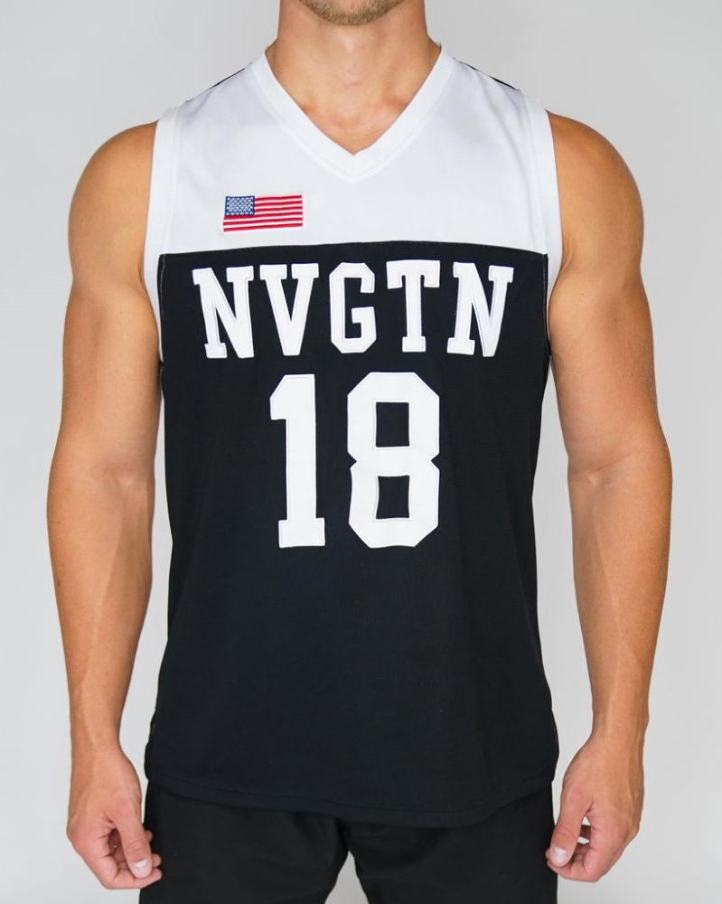 Tops Nvgtn Jersey Hombre Negras Argentina | 1330-VT1