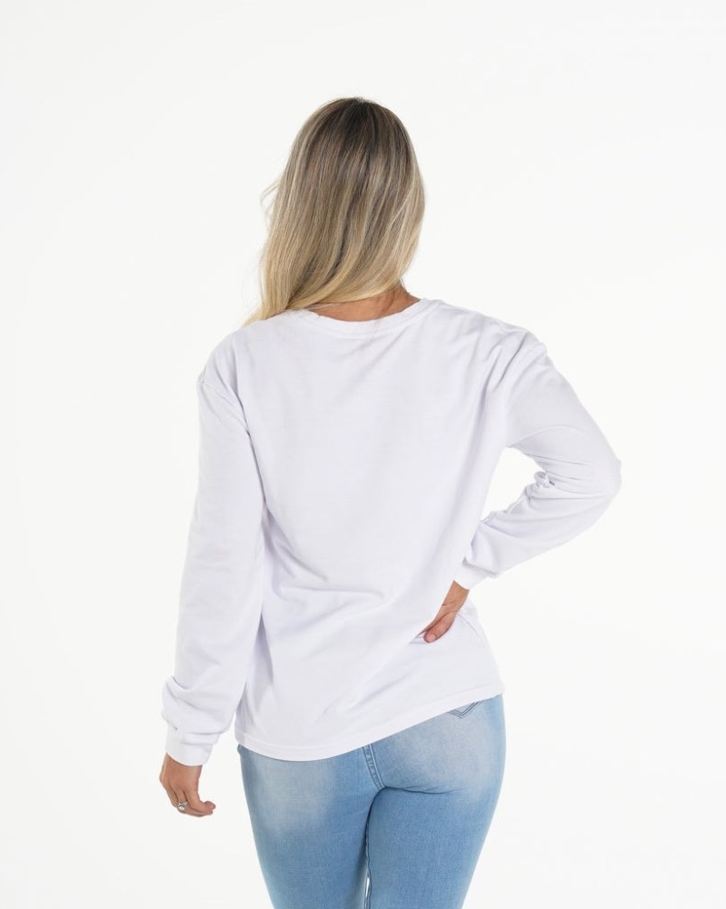 Tops Nvgtn Navi Crew Neck Mujer Blancas Argentina | 1515-85I