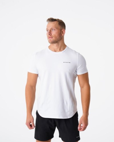 Camiseta Nvgtn Pulse Fitted Tee Hombre Blancas Argentina | 1841-W7H