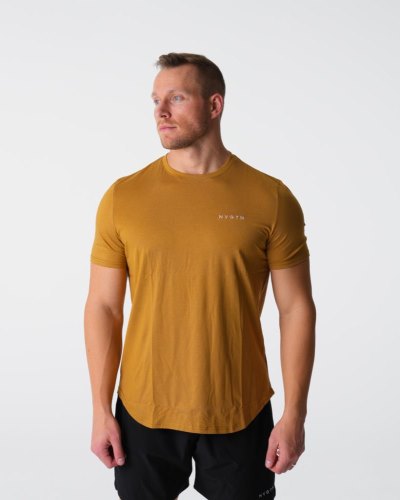 Camiseta Nvgtn Pulse Fitted Tee Hombre Naranjas Argentina | 1465-Y7K