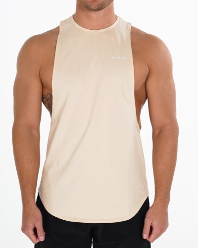 Camiseta Tirantes Nvgtn Pulse Edge Hombre Beige Argentina | 1740-HIK