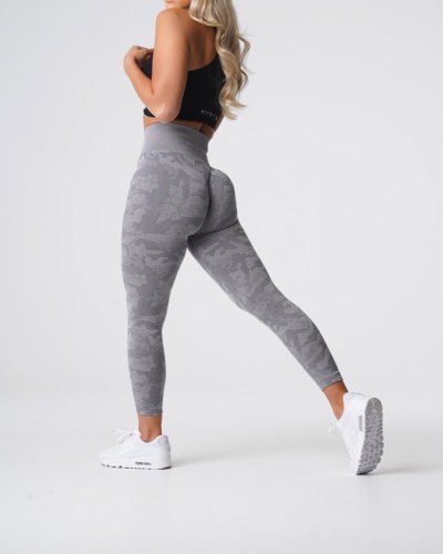 Leggins Nvgtn Camo Seamless Leggings Mujer Gris Argentina | 1305-V1I