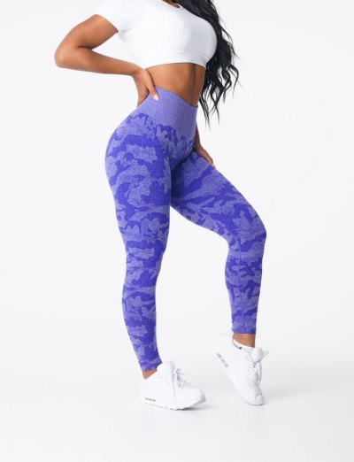 Leggins Nvgtn Camo Seamless Leggings Mujer Azules Argentina | 1453-VL4