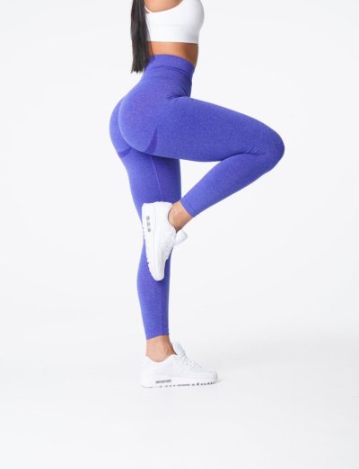 Leggins Nvgtn Curve Seamless Leggings Mujer Azules Argentina | 1404-FCE