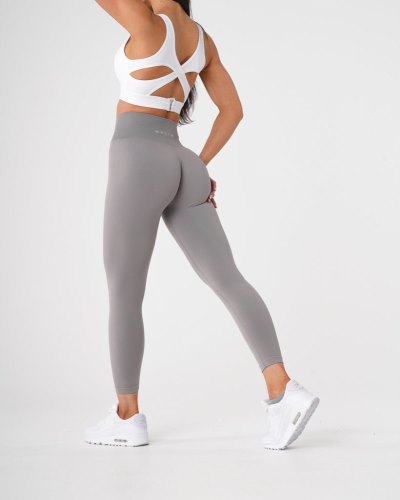 Leggins Nvgtn Solid Seamless Leggings Mujer Gris Claro Argentina | 1096-WUH