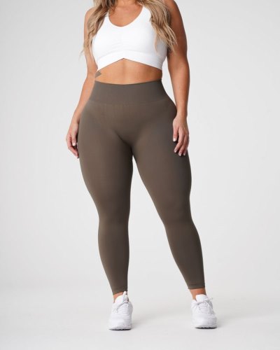 Leggins Nvgtn Solid Seamless Leggings Mujer Verde Oliva Argentina | 1267-VGW