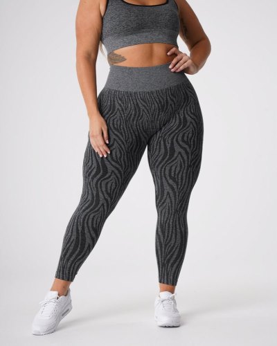 Leggins Nvgtn Zebra Seamless Leggings Mujer Negras Argentina | 1736-31G