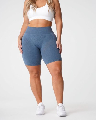 Pantalones Cortos Nvgtn Pro Seamless Shorts Mujer Azules Argentina | 1121-OOX