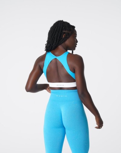 Sujetador Deportivo Nvgtn Agility Bra Mujer Azules Argentina | 1524-IEP