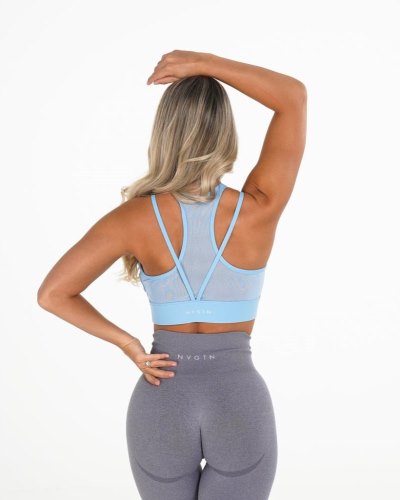 Sujetador Deportivo Nvgtn Movement Bra Mujer Azules Argentina | 1344-WSH