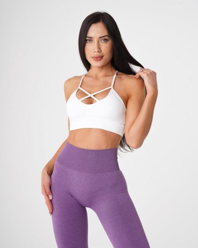 Sujetador Deportivo Nvgtn Oasis Bra Mujer Blancas Argentina | 1595-V9T