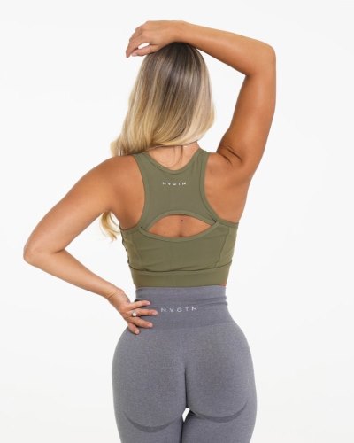 Sujetador Deportivo Nvgtn Performance Bra Mujer Verde Argentina | 1145-Q3M